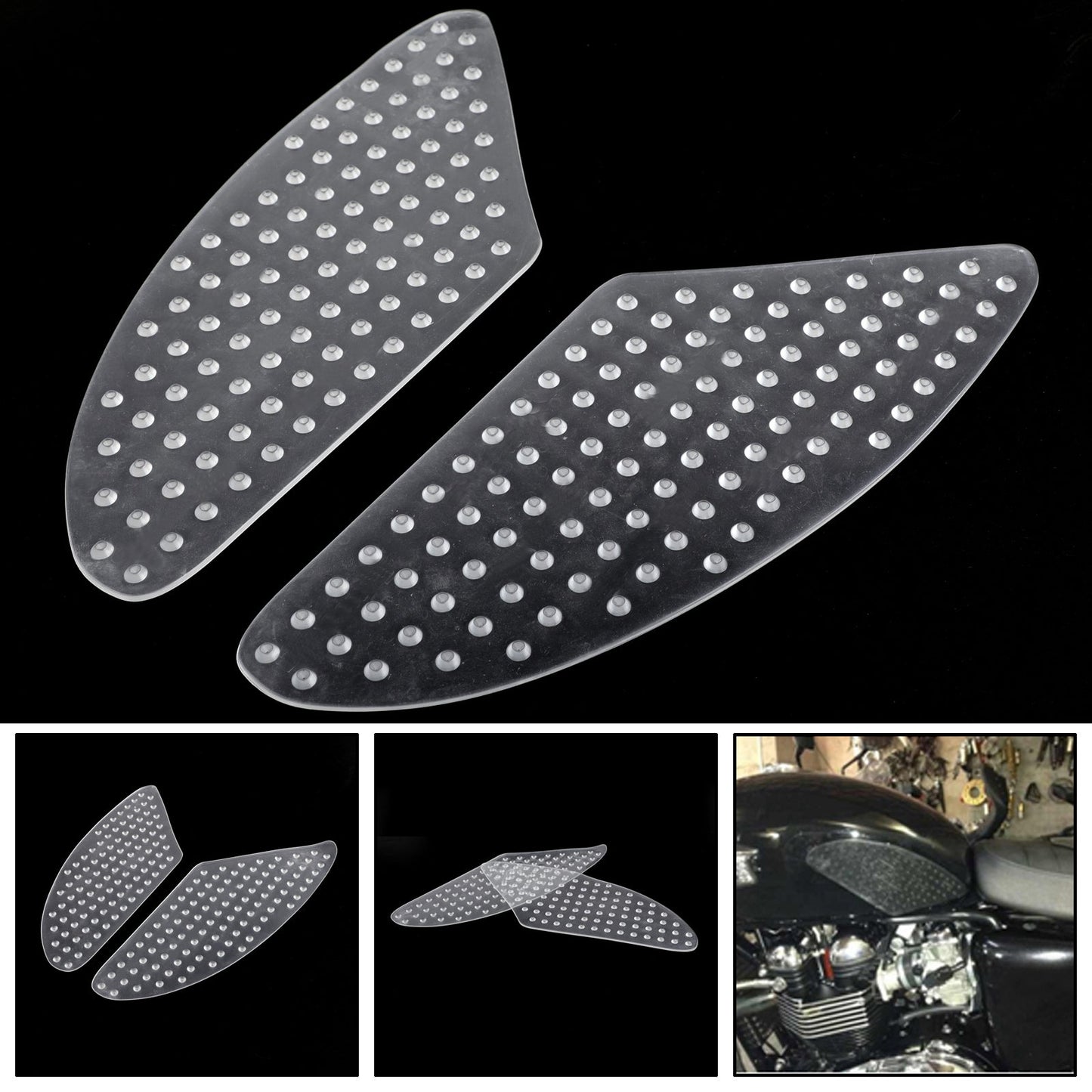 Paraserbatoio Traction Pad Side Gas Knee Grip Protector per Honda CBR 600RR CBR1000RR Generico