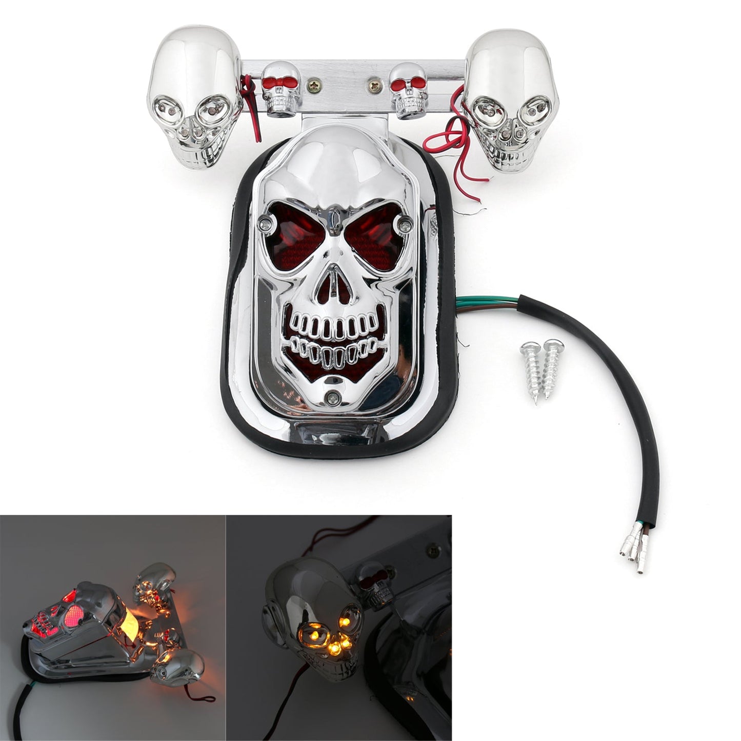 Le migliori offerte per Motorcycle Skull Turn Signal Rear Brake Stop Fanale posteriore per Harley Generico sono su ✓ Confronta prezzi e caratteristiche di prodotti nuovi e usati ✓ Molti articoli con consegna gratis!