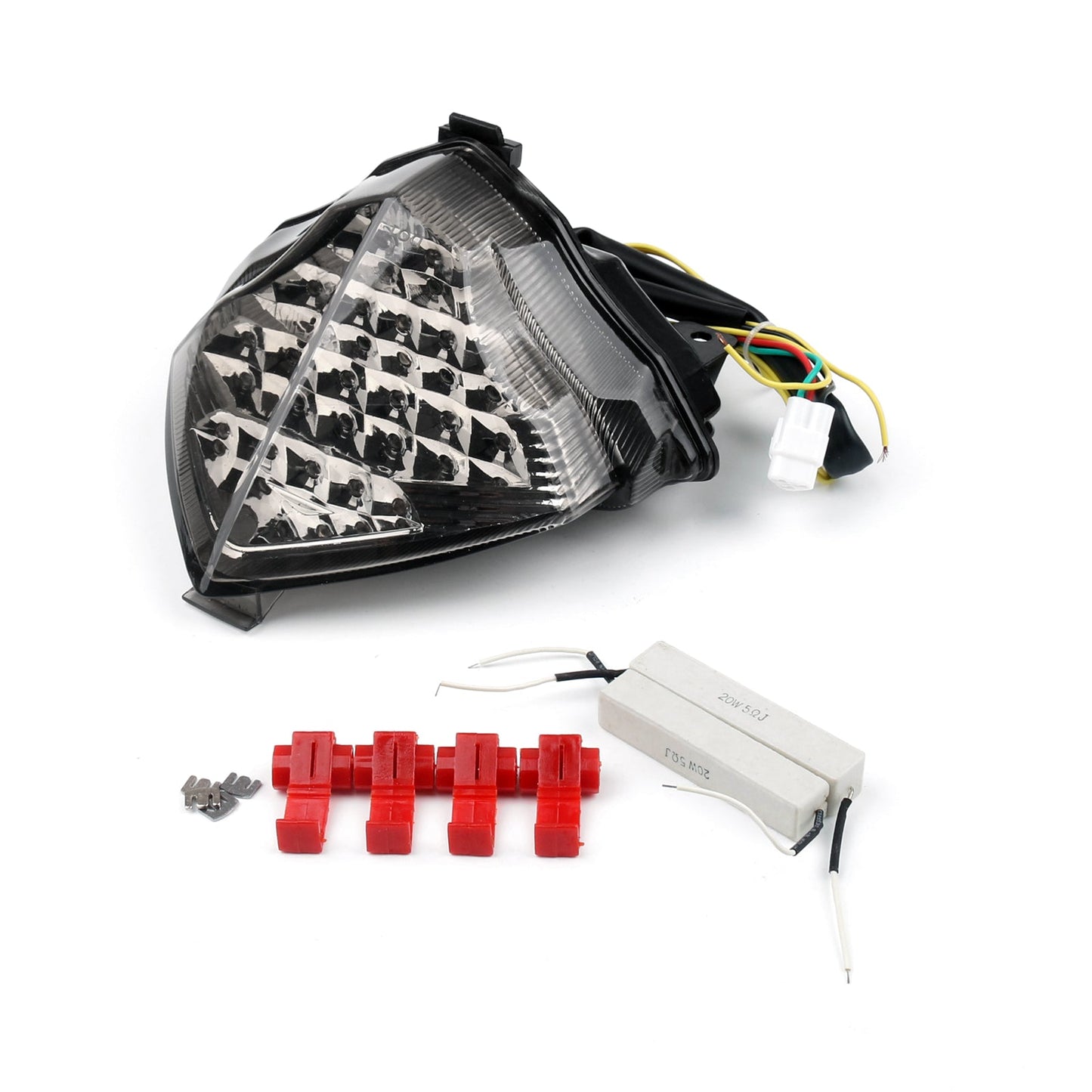 Fanale posteriore a LED con indicatori di direzione per Yamaha YZF R1 YZF-R1 2004-2006 2005 Generico