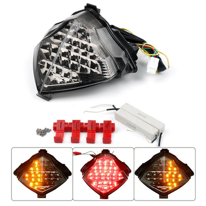 Fanale posteriore a LED con indicatori di direzione per Yamaha YZF R1 YZF-R1 2004-2006 2005 Generico