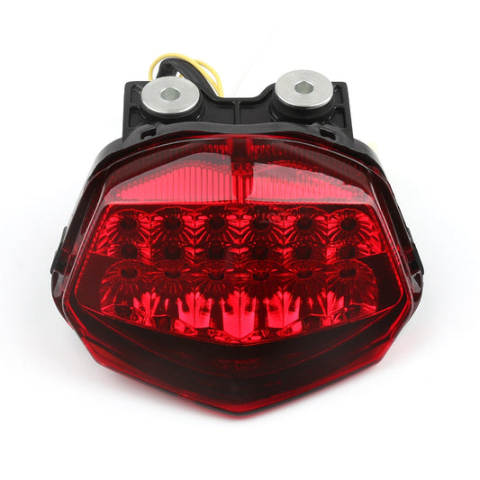 2008-2011 Kawasaki NINJA EX250 ZX 250R LED Fanale posteriore Freno Indicatore di direzione Rosso