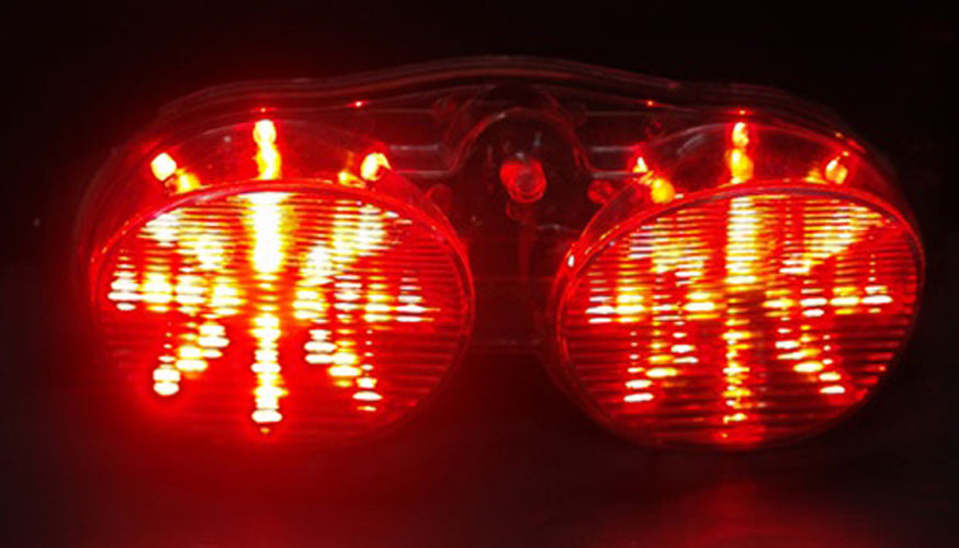 Indicatori di direzione fanali posteriori a LED integrati per Yamaha YZF R6 2001-2002 Generico