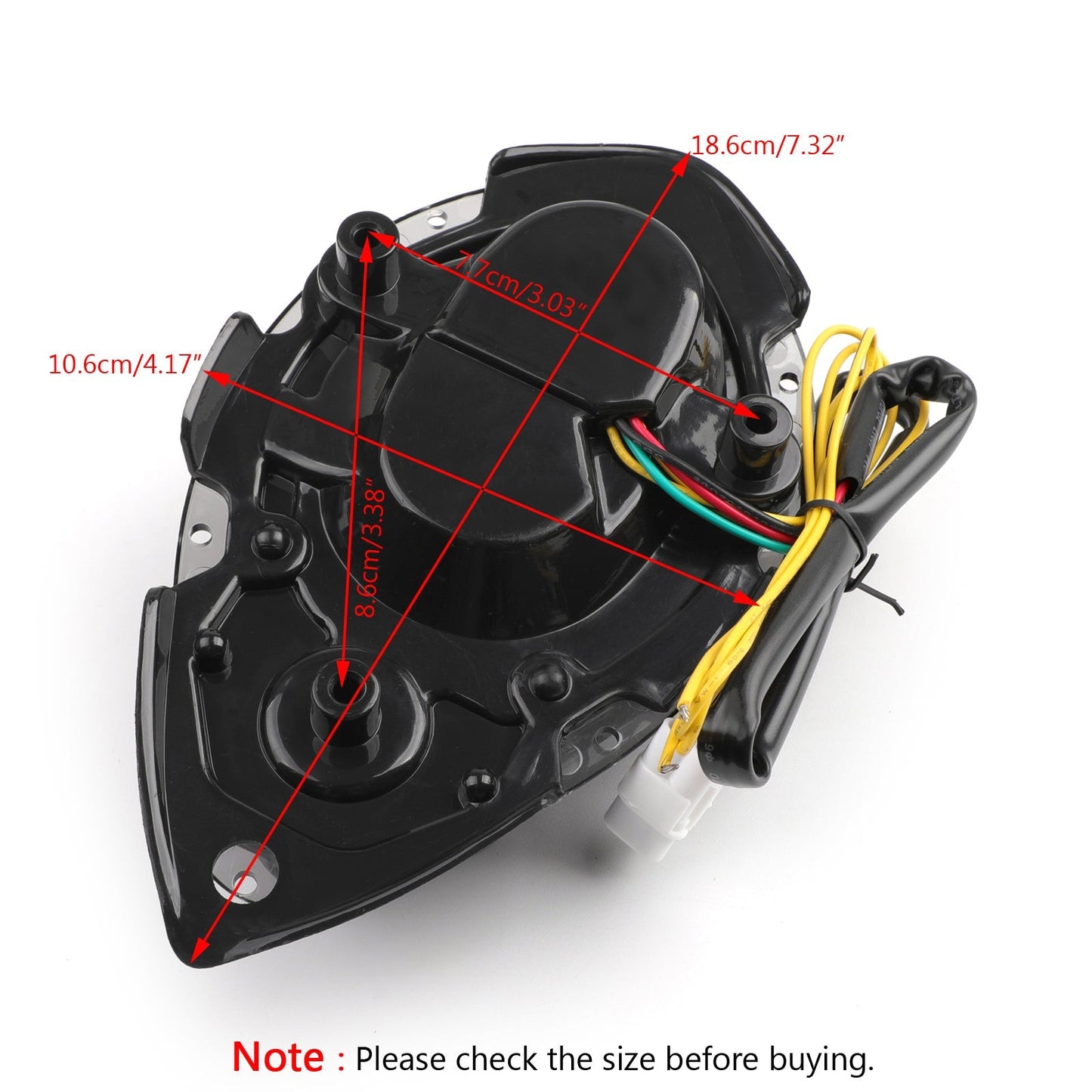 Fanale posteriore a LED integrato per Yamaha Roadstar (04-2008) 2 colori Generico