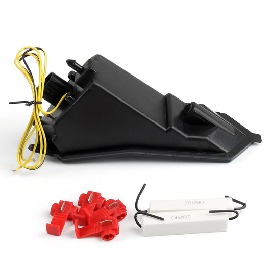Fanale posteriore integrato Indicatori di direzione per Yamaha YZF R6 R1 R1S R7 R9 2015-2024 Generico