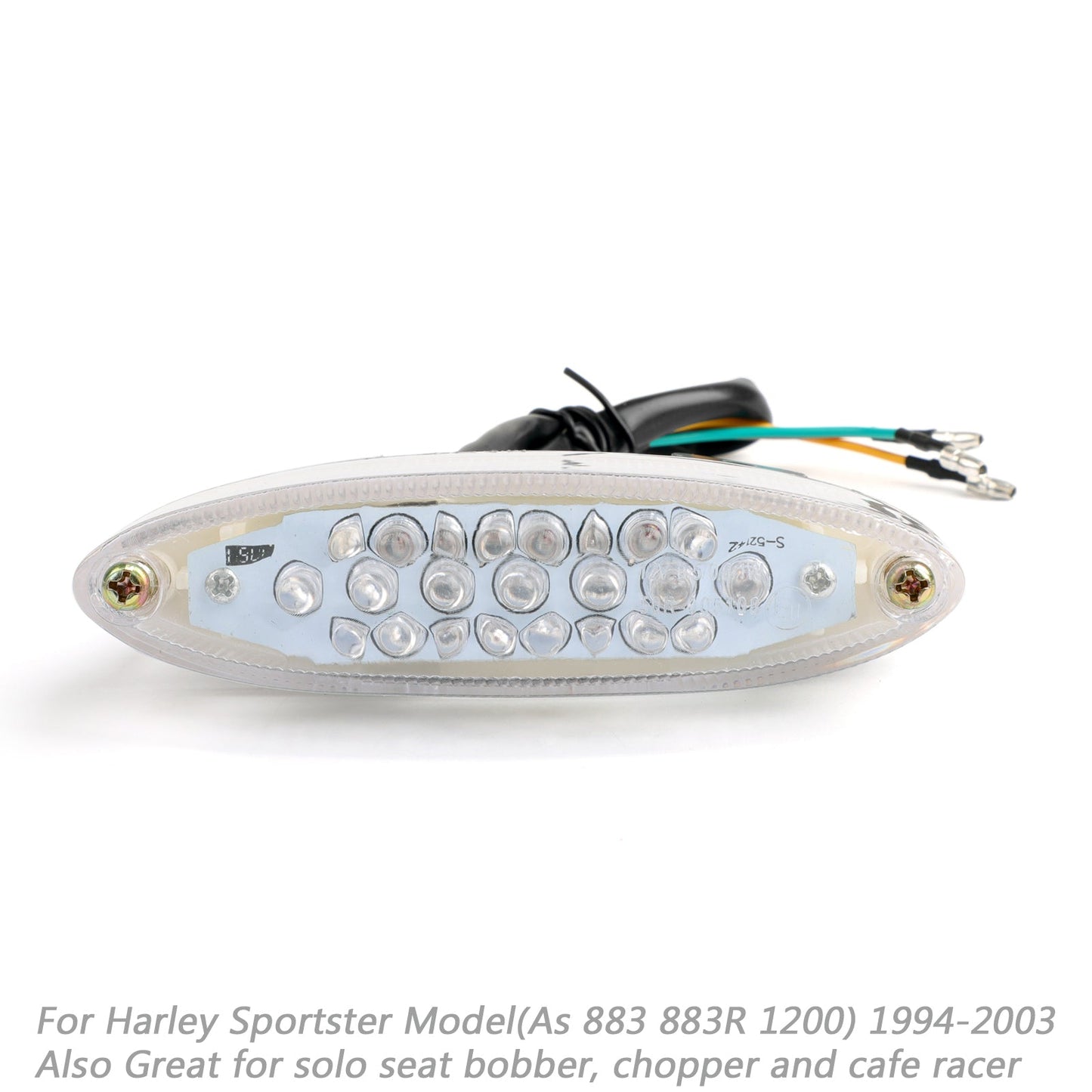 LED Parafango Posteriore Bordo Fanale Posteriore Per Harley Sportster 883 1200 XL 1994-2003 Generico