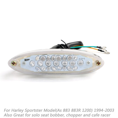 LED Parafango Posteriore Bordo Fanale Posteriore Per Harley Sportster 883 1200 XL 1994-2003 Generico