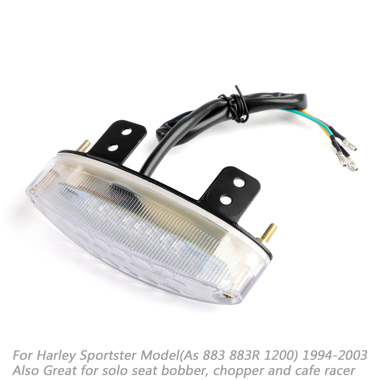 LED Parafango Posteriore Bordo Fanale Posteriore Per Harley Sportster 883 1200 XL 1994-2003 Generico