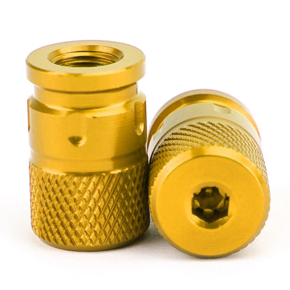 Coppia tappi stelo valvola pneumatico antifurto billetta CNC per motocicletta bici camion auto