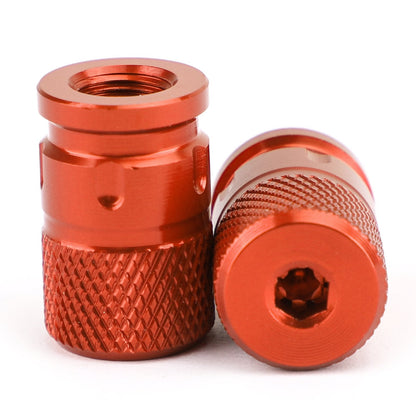 Coppia tappi stelo valvola pneumatico antifurto billetta CNC per motocicletta bici camion auto