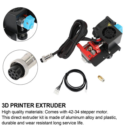 Stampante 3D MK8 Direct Drive Pulley Turbo Fan Extruder per CR-10 Ender3 12V/24V