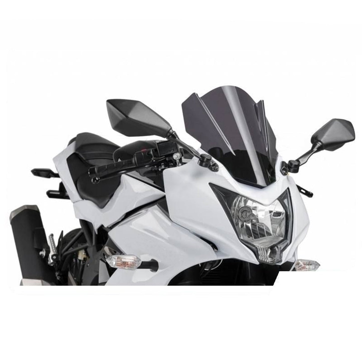 Parabrezza parabrezza moto ABS per Kawasaki Ninja 250SL 2015-2017 Generico