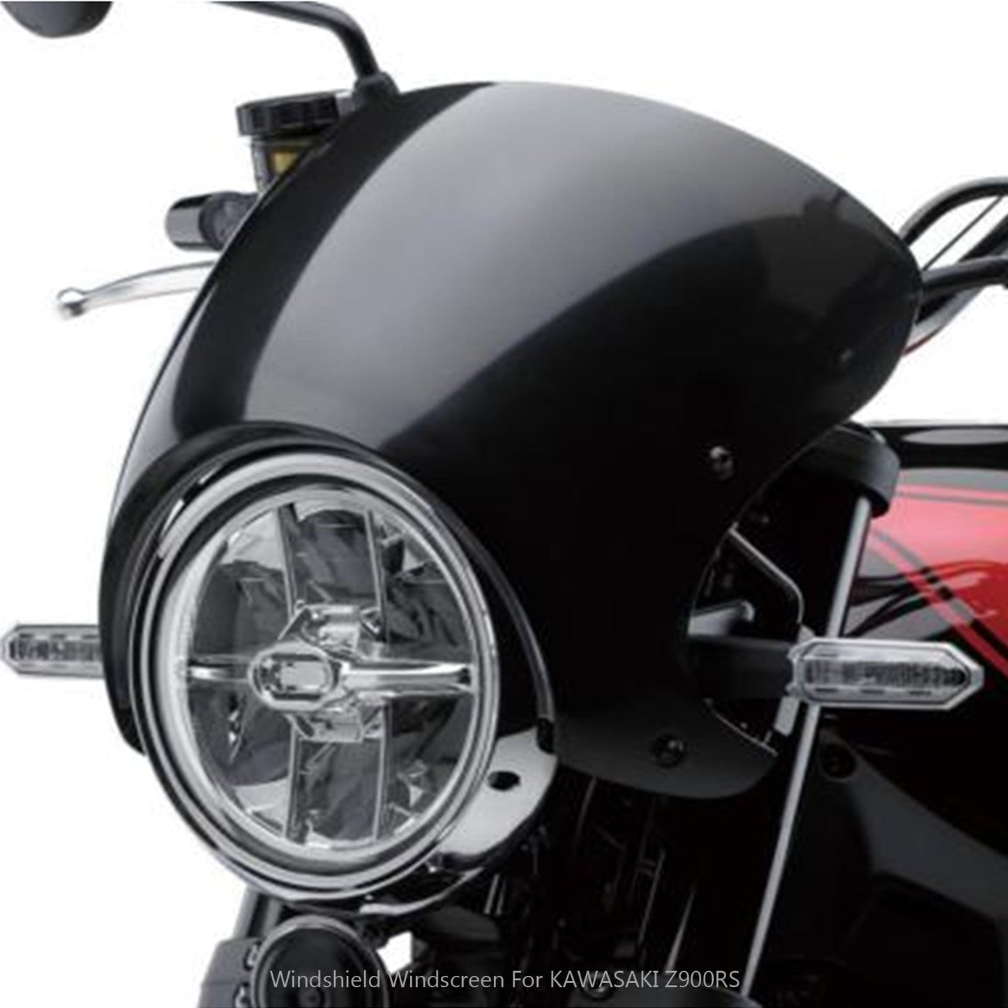 Parabrezza in ABS Parabrezza Cafe Racer Paravento per Kawasaki Z900RS 2018 Generico