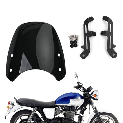 Parabrezza motore in plastica ABS Parabrezza per Triumph Bonneville T100 T120 Generico