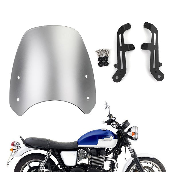 Parabrezza motore in plastica ABS Parabrezza per Triumph Bonneville T100 T120 Generico