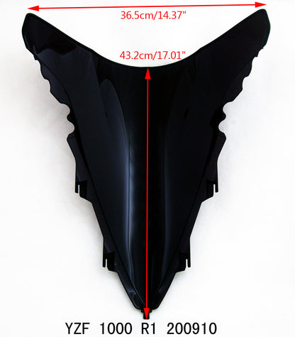 Parabrezza parabrezza doppia bolla per Yamaha YZFR1 2009-2014