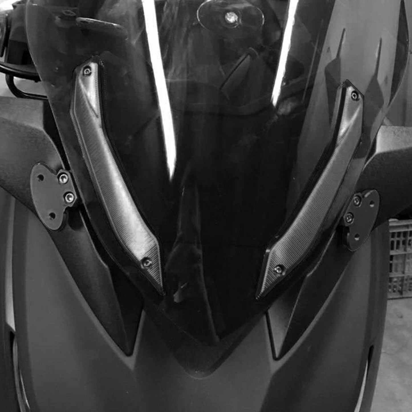 Moto Parabrezza parabrezza Staffa fissa per YAMAHA 2016 2017 XMAX300 250 Generico