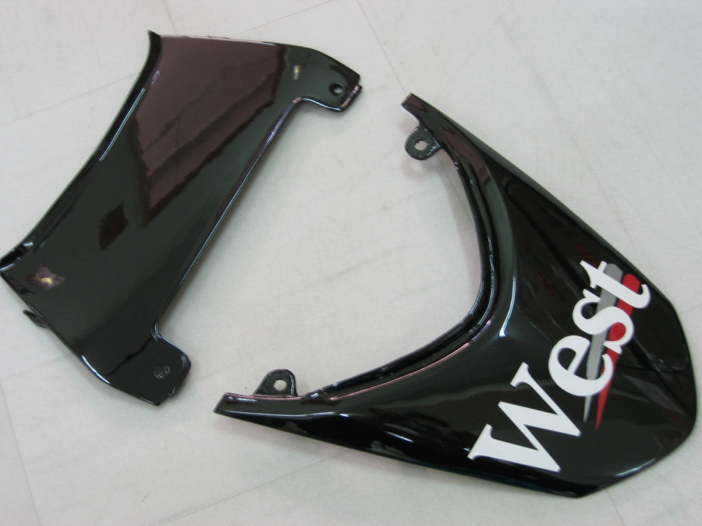 Carene 2004-2005 Kawasaki ZX 10R Nero Bianco West Ninja Racing Generico