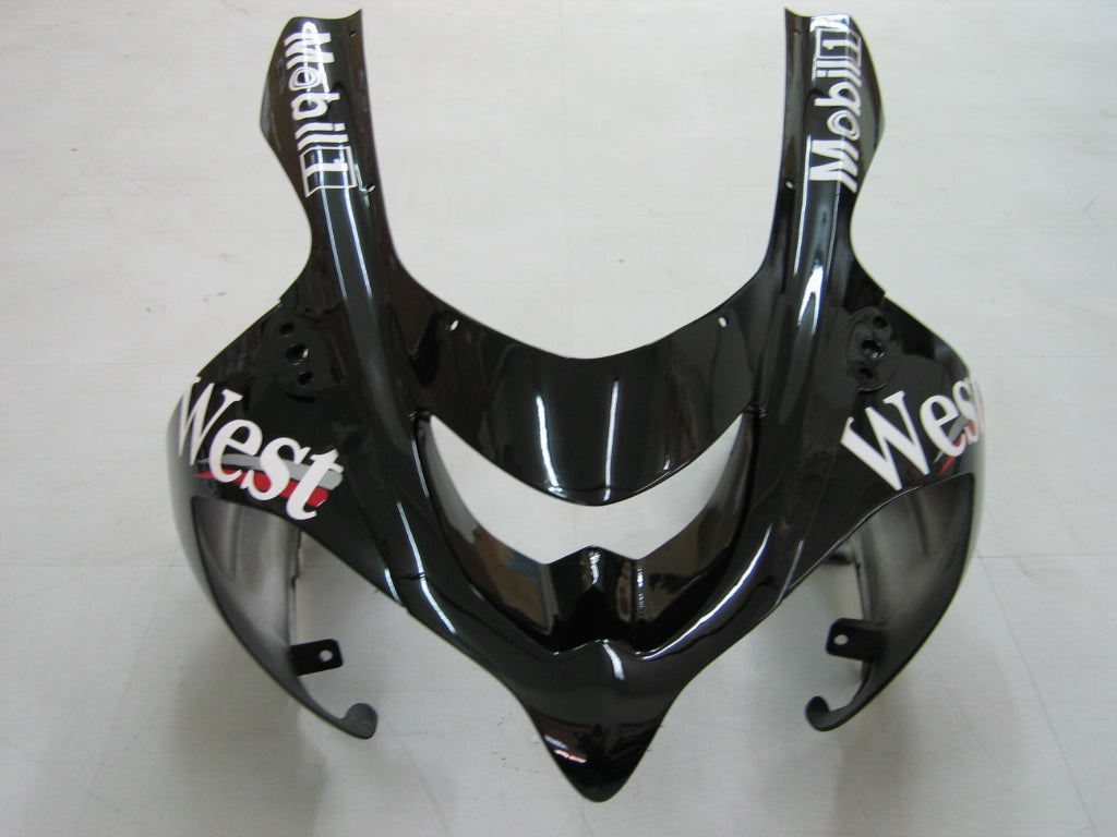 Carene 2004-2005 Kawasaki ZX 10R Nero Bianco West Ninja Racing Generico