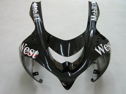 Carene 2004-2005 Kawasaki ZX 10R Nero Bianco West Ninja Racing Generico