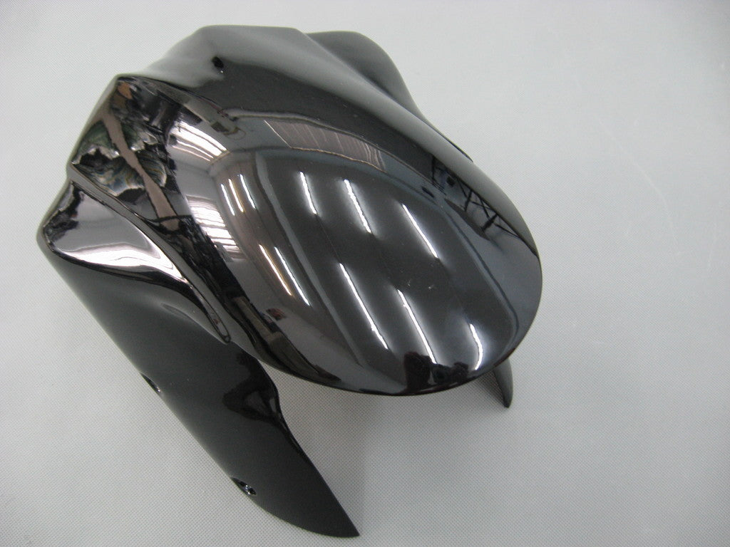 Carene 2004-2005 Kawasaki ZX 10R Black &amp; Silver Flame Ninja Racing Generico