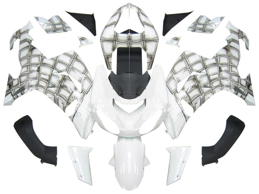 Carene 2006-2007 Kawasaki ZX 10R Bianco Spiderman Generico