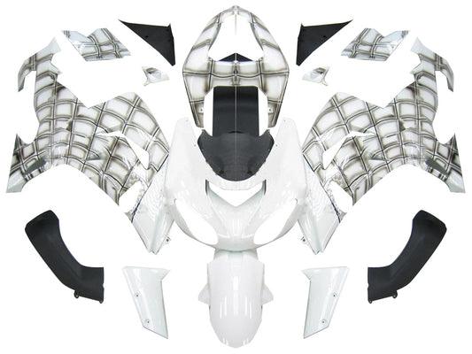 Carene 2006-2007 Kawasaki ZX 10R Bianco Spiderman Racing Generico