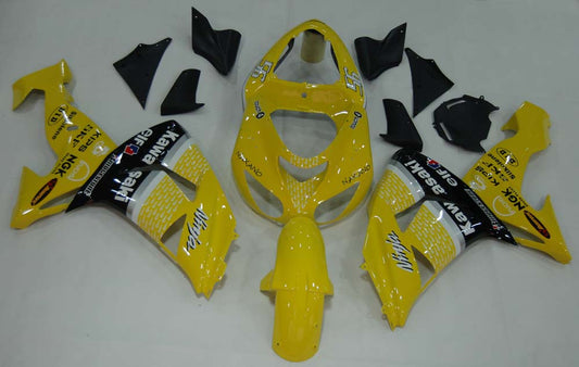 Carene 2006-2007 Kawasaki ZX 10R Giallo Nero No.56 Nakano Generico