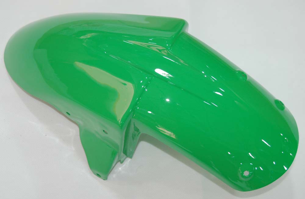 Carene 2006-2007 Kawasaki ZX 10R Green &amp; White Flame Ninja Racing Generico