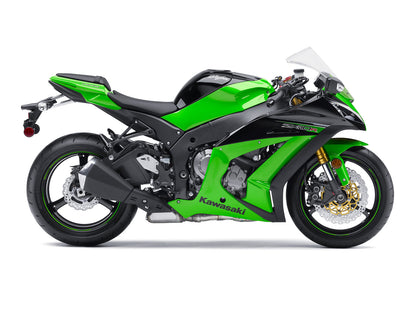 Carene 2011-2015 Plastiche Kawasaki ZX10R Ninja Green ZX10R Racing Generico
