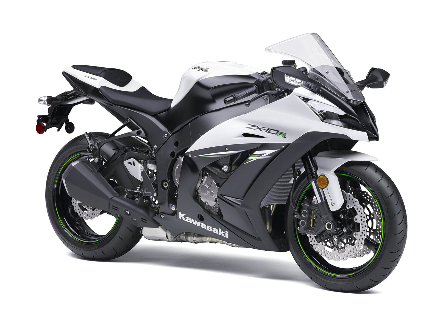Carene 2011-2015 Plastiche Kawasaki ZX10R Ninja Bianco Nero ZX10R Racing Generico