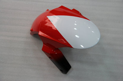 Amotopart 2011-2015 Kawasaki ZX10R Cladding White & Red Kit