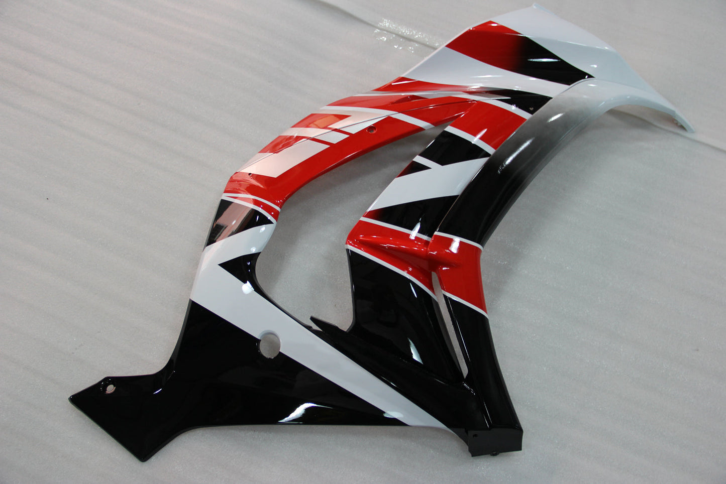 Amotopart 2011-2015 Kawasaki ZX10R Cladding White & Red Kit