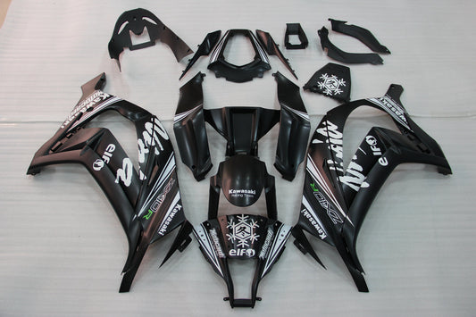 Amotopart 2011-2015 Kawasaki ZX10R Cladding Black Kit