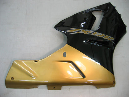 Amotopart 2000-2001 Kawasaki ZX12R Cladding Black & Gold Kit