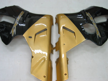 Amotopart 2000-2001 Kawasaki ZX12R Cladding Black & Gold Kit