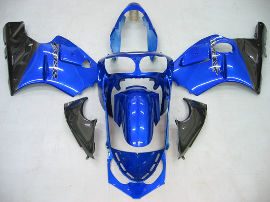 Carene 2000-2001 Kawasaki ZX12R Blu &amp; Nero ZX12R Racing Generico