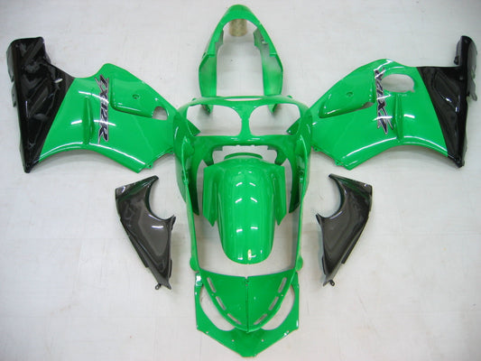 Amotopart 2000-2001 Kawasaki ZX12R Cladding Green Kit