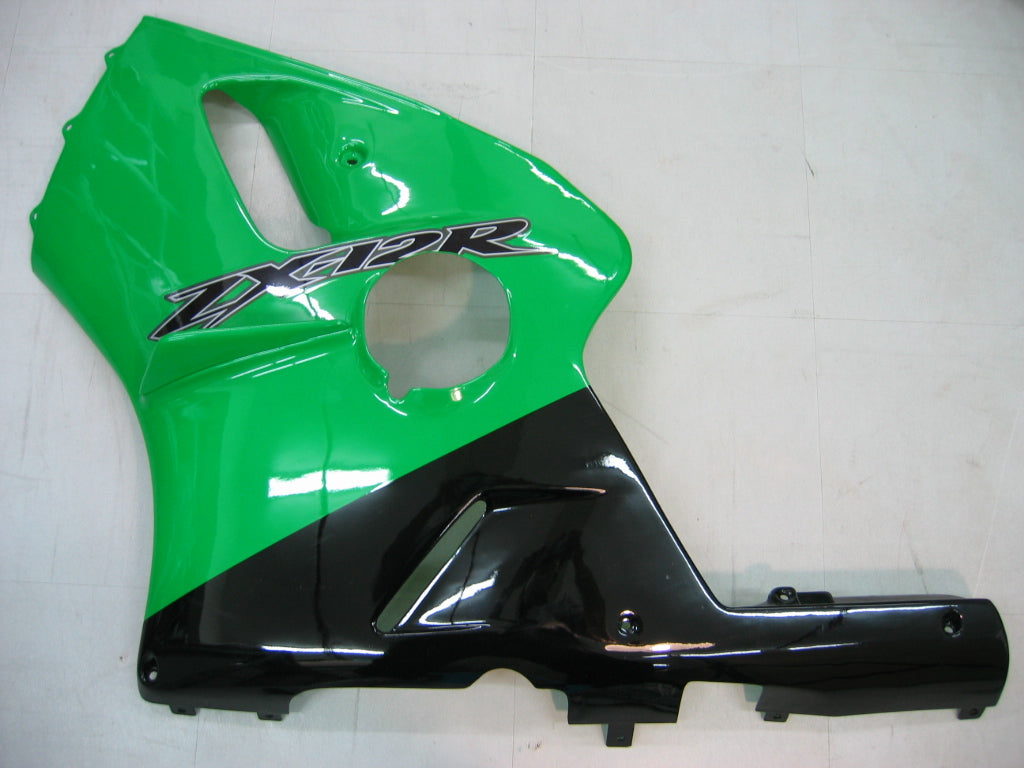 Amotopart 2000-2001 Kawasaki ZX12R Cladding Green Kit