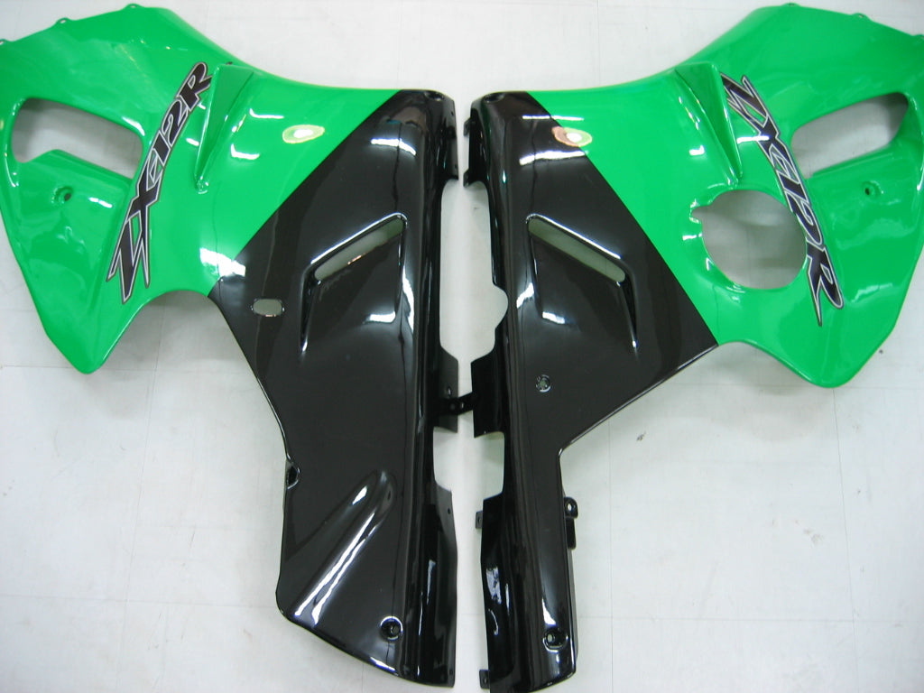 Amotopart 2000-2001 Kawasaki ZX12R Cladding Green Kit