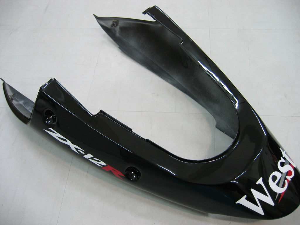 Carene 2000-2001 Kawasaki ZX12R Nero Bianco West Racing Generico