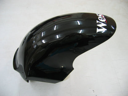 Carene 2000-2001 Kawasaki ZX12R Nero Bianco West Racing Generico