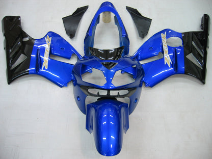 Amotopart 2002-2005 Kawasaki ZX12R Cladding Blue Kit