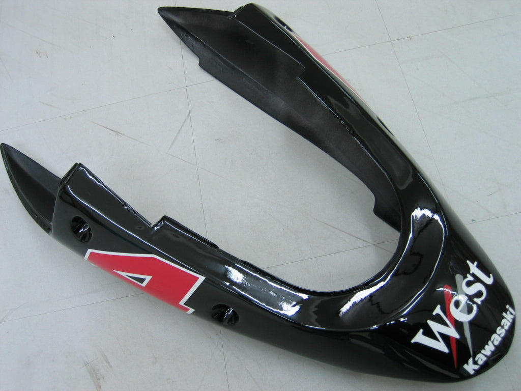 Carene Kawasaki ZX12R Ninja Nero Bianco West Racing (2002-2005) Generico