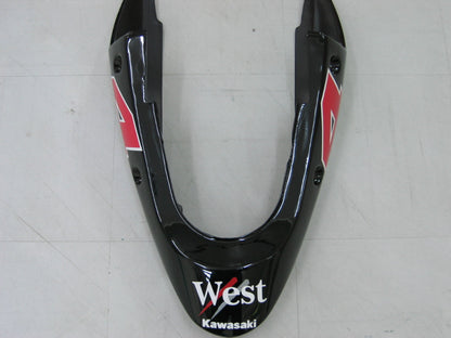 Carene Kawasaki ZX12R Ninja Nero Bianco West Racing (2002-2005) Generico