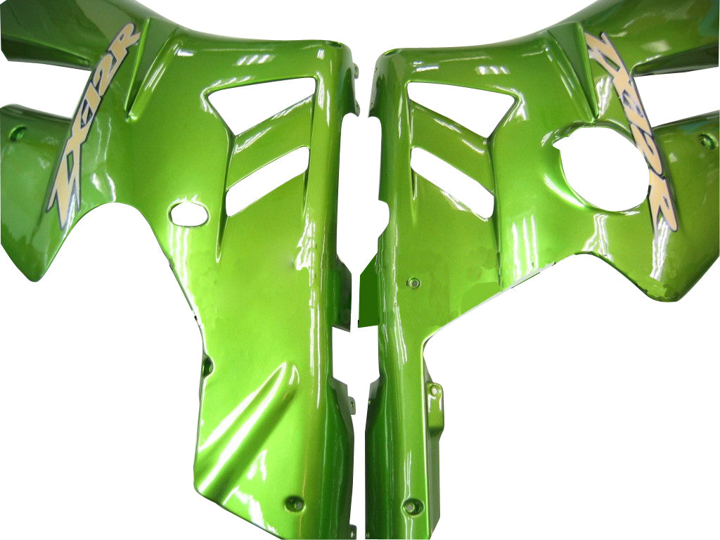 Amotopart 2002-2005 Kawasaki ZX12R Cladding G-Green Kit