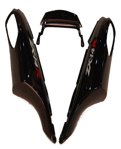 Carene 2006-2011 Kawasaki ZX14R Nero Bianco West Ninja Racing Generico