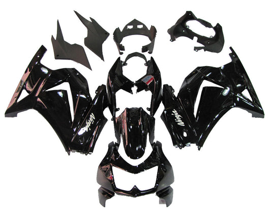 Carene 2008-2012 Kawasaki ZX250R EX250 Nero Ninja ZX250 Generico