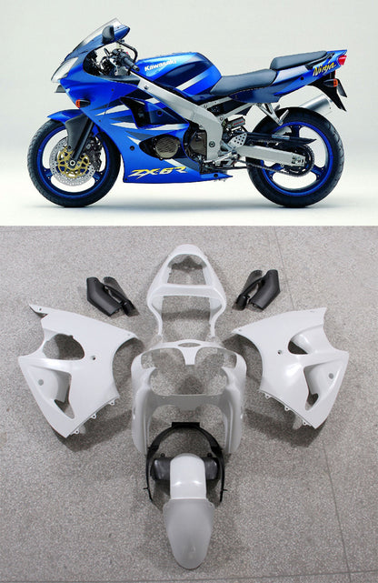 Generic Fit For Kawasaki ZX6R 636 (2000-2002) Bodywork Fairing ABS Injection Molded Plastics Set 13 Style