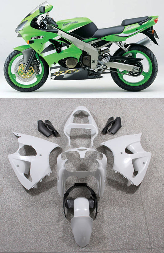 Kit carenatura per Kawasaki ZX6R 636 2000-2002 ZZR600 2005-2008