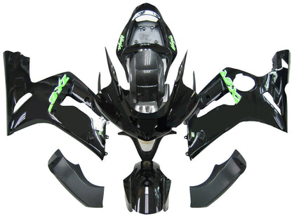 Carene 2003-2004 Kawasaki ZX6R 636 Nero Verde ZX6R Generico